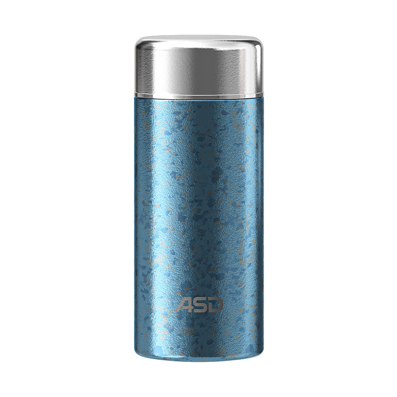 ASD [Lin Gengxin's Choice], Pure Titanium Insulated Mug, Portable Pocket Cup, New Style for Men, High Aesthetic Value, Outdoor Compact Tea Infuser Cup