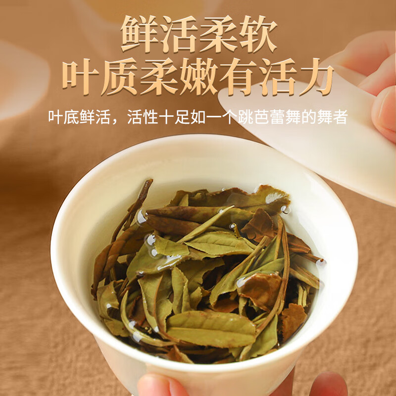 传奇会茶叶福鼎白茶白牡丹木箱散茶老白茶自饮礼盒装500g自己喝年货送礼
