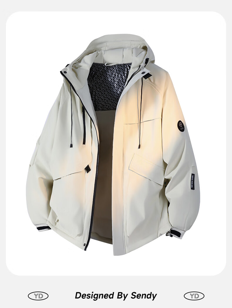 Warrior Men's Cotton Padded Jacket Autumn Winter Plus Size Thickened Warm Bread Jacket Loose Coat New Year Battle Robe 9