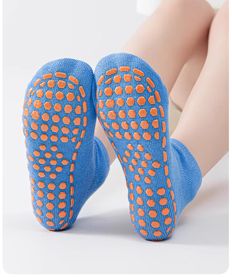 9i9 Floor Socks Autumn Winter Thickened Warm Children's Non-Slip Yoga Trampoline Parent-Child Early Education Socks 4 Pairs 1-5 Years F81 1