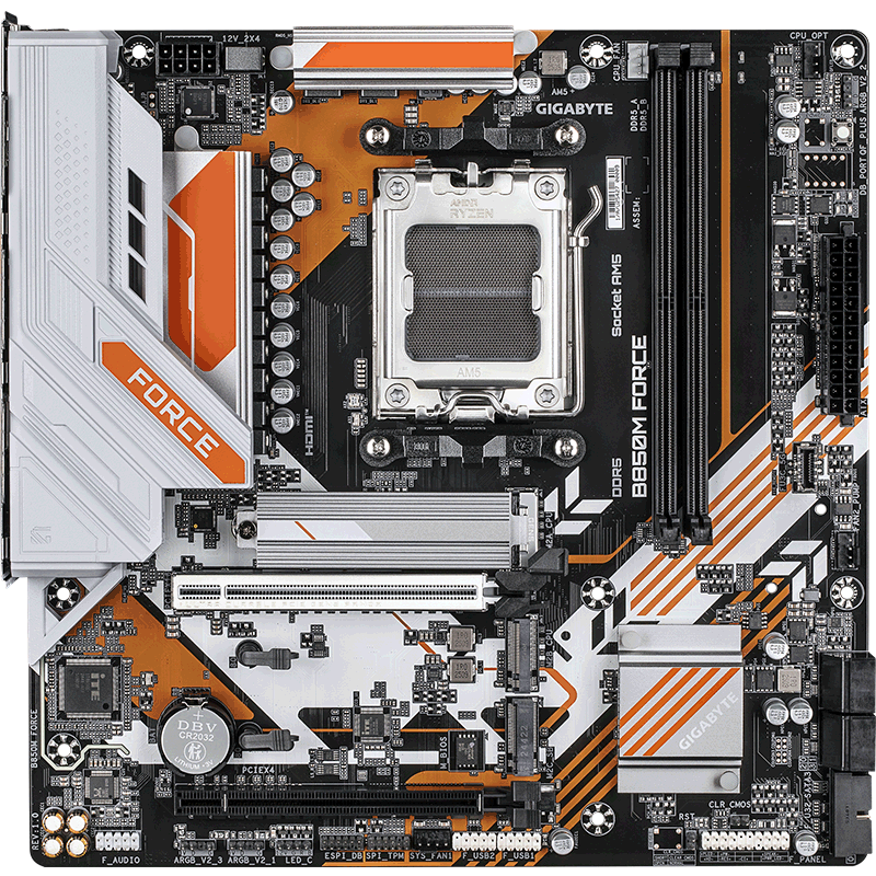 GIGABYTE B850M FORCE Eagle Motherboard DDR5 AMD AM5 CPU Support 9700X 9950X 9900X 9600X