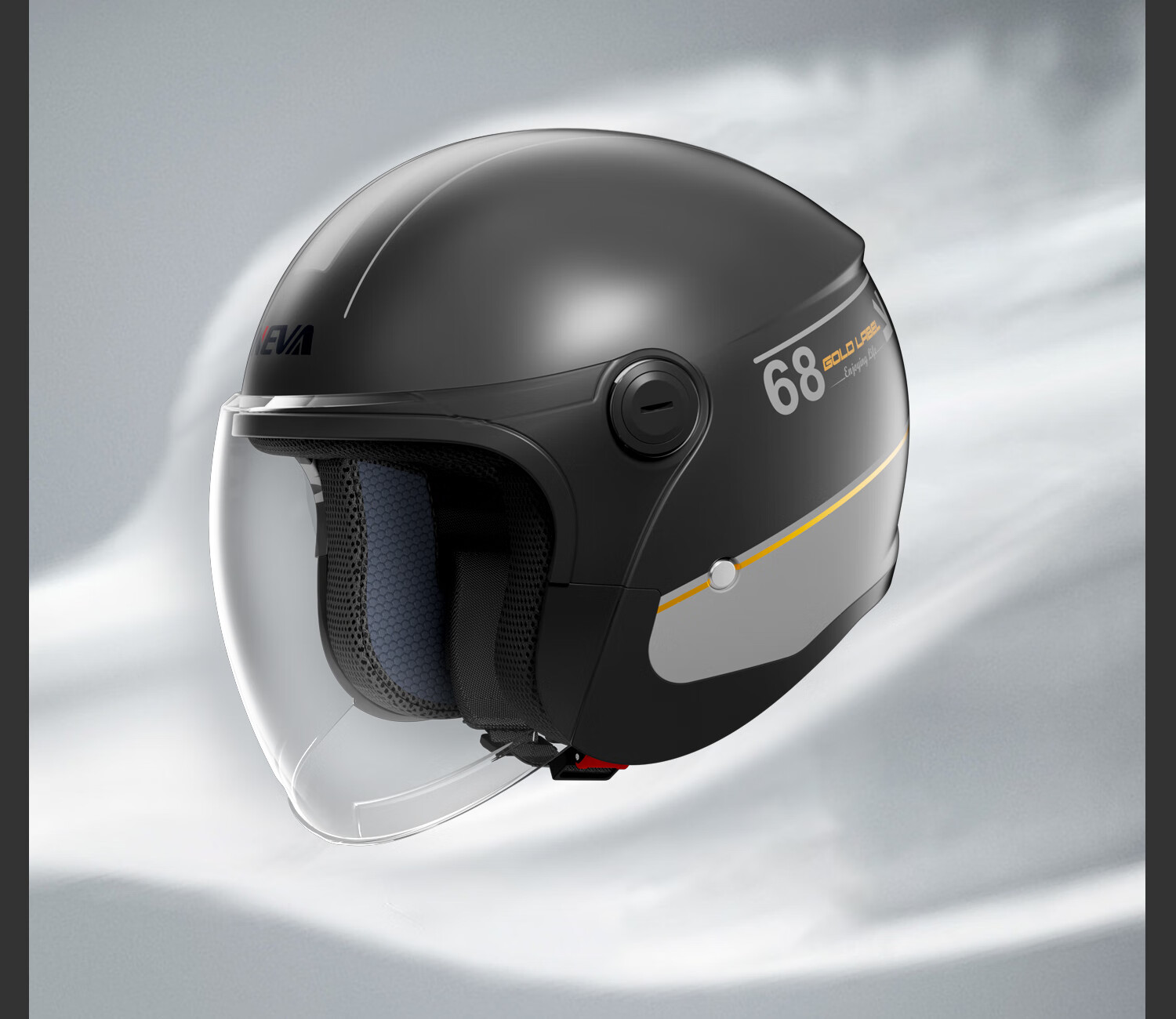 NEVA New National Standard Class A 3C Certified Electric Motorcycle Helmet Unisex Winter Warm Anti-Fog Electric Scooter 3/4 Half Helmet Safety Cap Pearl White - Anti-Fog Long Visor 11