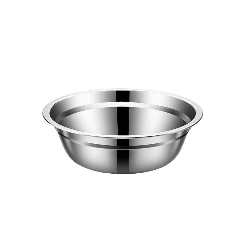 MAXCOOK 316L Stainless Steel Bowl Plate Round Dish Household Premium Deep Frying Plate MCWA7344