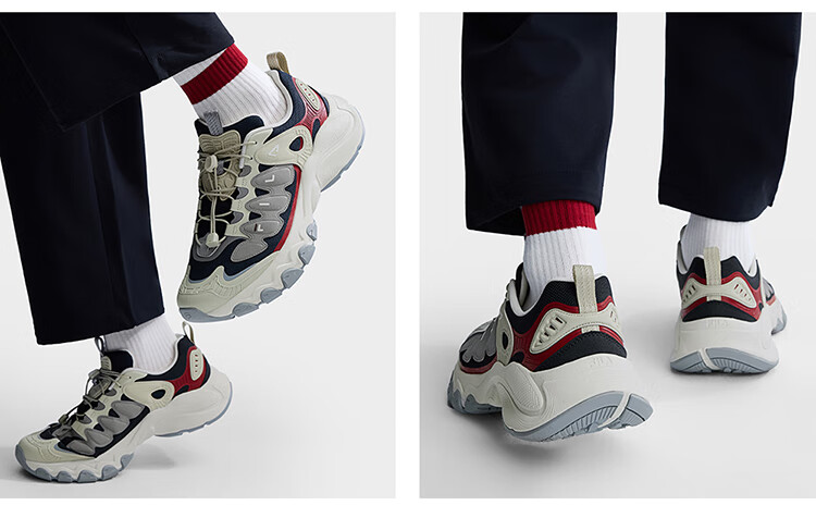 FILA Official Men's Mushroom Dad Sneakers 2026 Spring Casual Sports Shoes 35