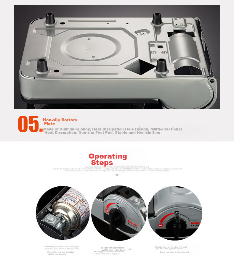 Iwatani ZA-3LS Portable Gas Stove, Camping Cooker, Outdoor Cooking Equipment, Camping Burner for Gatherings And Picnics 17