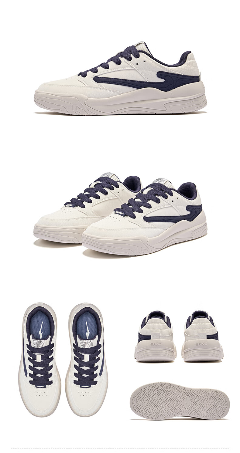 ERKE Men's Sneakers 2026 New Lightweight Casual White Shoes Sports Shoes | Jinghong 3 17