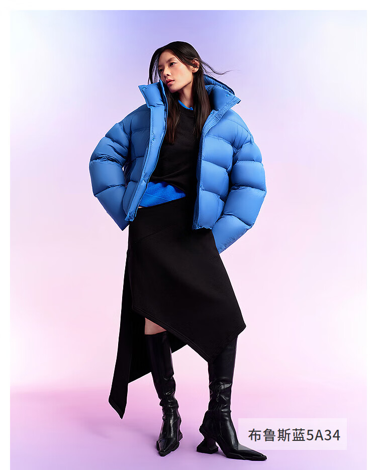 BOSIDENG Women's 25th Anniversary Winter Puffer Thickened Hooded Down Jacket B250243102 Hot Sale Mall Edition 8
