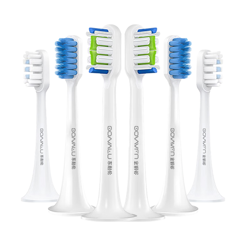 Dong Nai Lun Compatible with Xiaomi Electric Toothbrush Heads T300/T500/T700 Youth Edition MI Adult Sonic Soft Bristle Cleaning Universal Replacement Brush Heads Mixed Pack