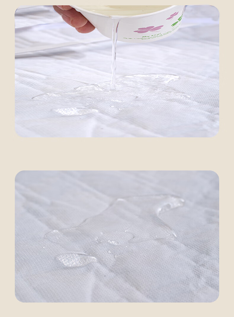 FumanTu Adult Washable Waterproof Incontinence Pad Elderly Care Bed Sheet Large Size Bedridden Diaper 8