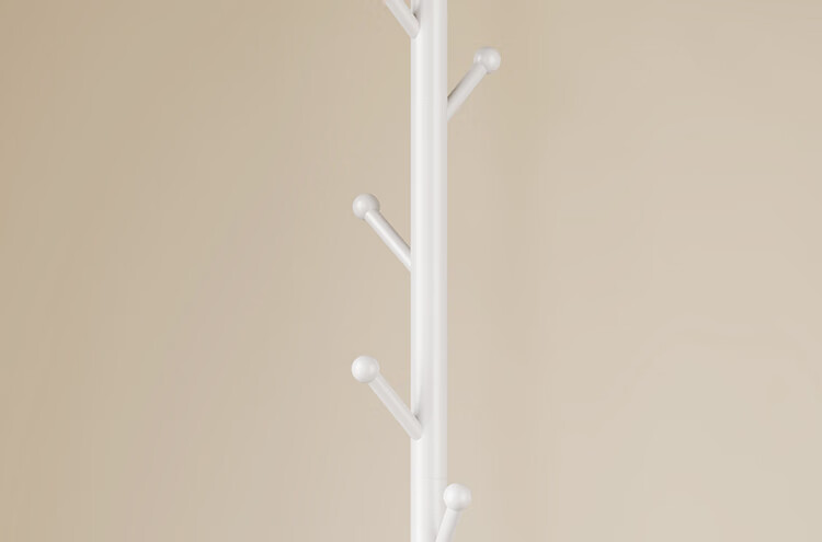 Yicai Nianhua European Style Floor Coat Rack Metal Standing Clothes Hanger Simple Corner Bag Hanger 5065-BK 20