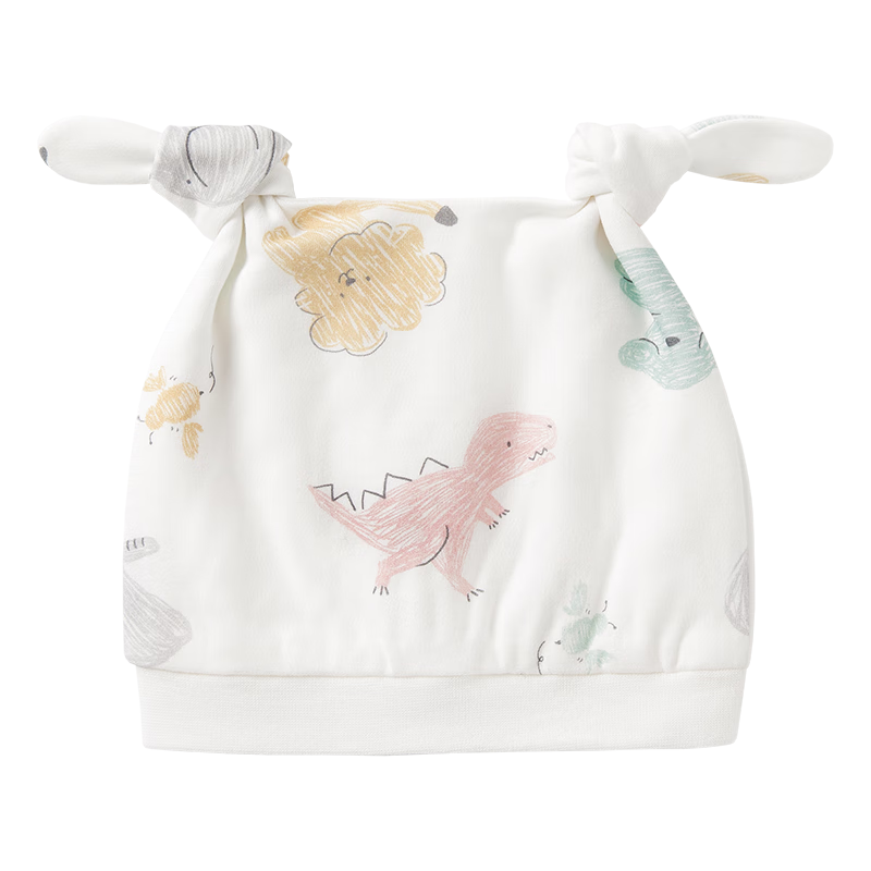 Guaiqixiong Newborn Boneless Cap for Spring And Autumn, Pure Cotton Infant Cap, Cute Head Protection Hat