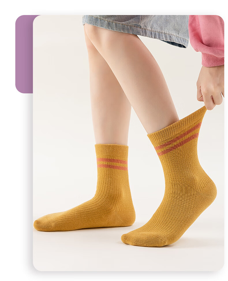 YUZHAOLIN Girls' Socks, Autumn And Winter Lace Mid-Calf Socks, Korean-Style Princess Style, Seamless Socks for Children And Baby Girls, Autumn Season Children's Socks 16