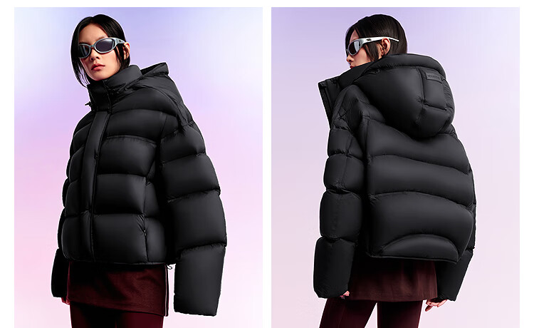 BOSIDENG Women's 25th Anniversary Winter Puffer Thickened Hooded Down Jacket B250243102 Hot Sale Mall Edition 5