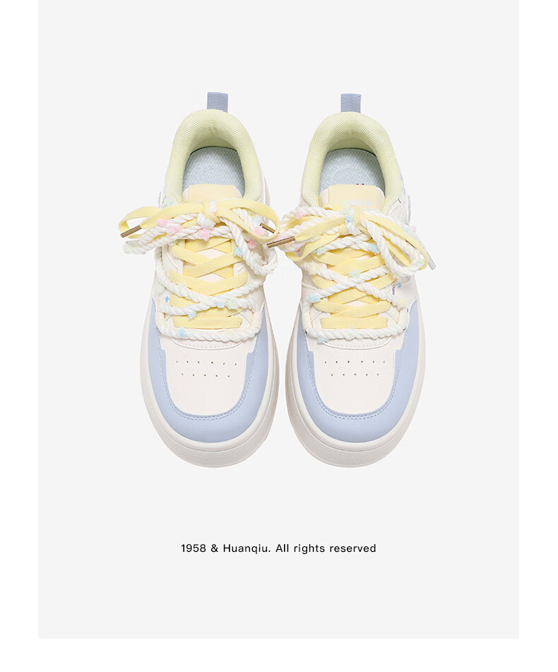 Global New Women's Shoes Artistic Casual Versatile White Sneakers College Style Daily Sneakers XHQ-G1007 Beige Deep Blue Size 39 13