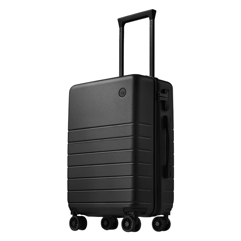 JD Original Borderless Luggage, 20-Inch German Cosmo PC Suitcase for Men And Women, Carry-On Travel Case, Black Midnight Delivery