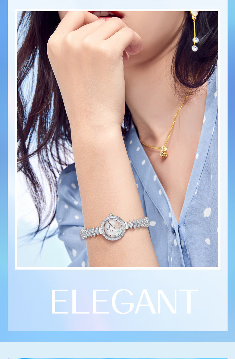 Disney Princess Series Women's Quartz Watch Luxury Bracelet Watch Pearl Mother-of-Pearl Dial Waterproof Gift for Girlfriend Birthday 1