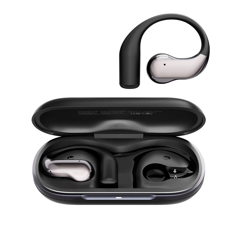 HP Open Ear S Sports Bluetooth Earphones Ear-Hook Running Waterproof Bone Conduction Long Battery Life Bluetooth 6.0 Gaming Music Android Apple Universal Night Black