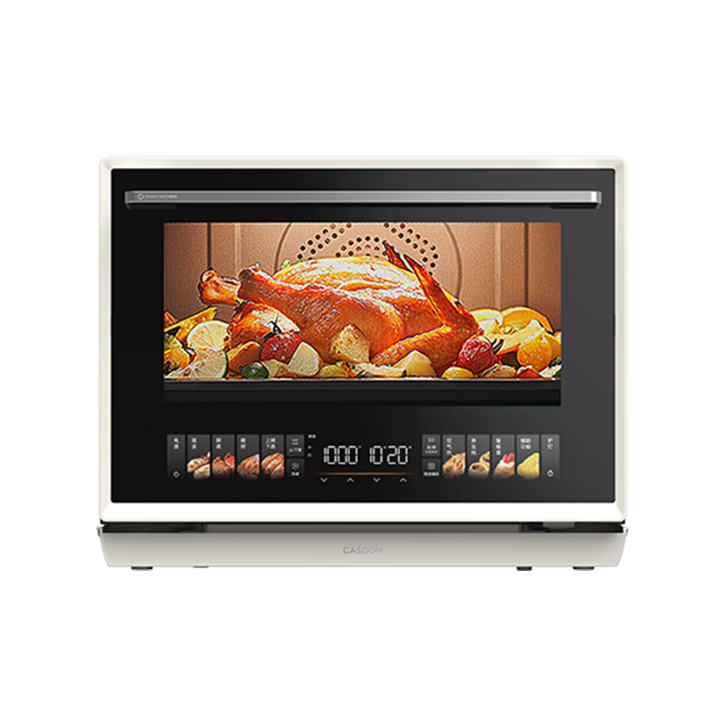 CASDON Yang Mi Edition 32L Countertop and Built-in 4-in-1 Microwave Oven with Steaming, Baking, Roasting, and Air Frying B8 Pro Upgrade