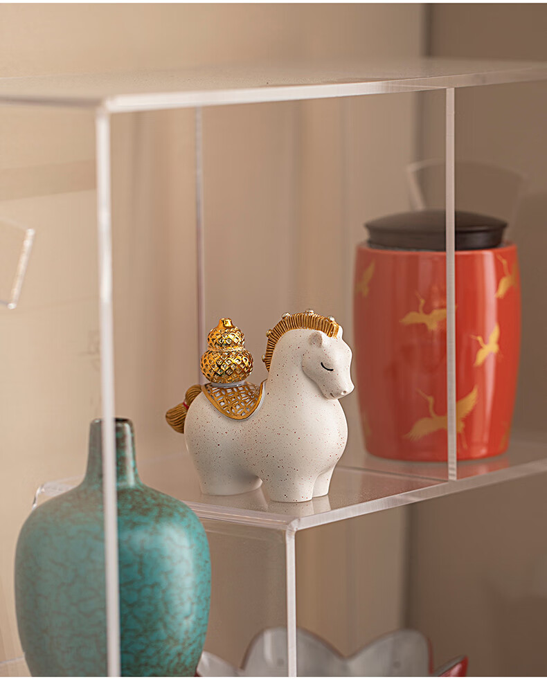 Kongsheng Guochao Prosperity Horse Orange Creative Corporate New Year Gift Premium Souvenir Friend Birthday Gift Year of the Horse Ornament 7