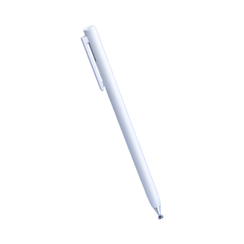 Aolang [Retractable Capacitive] Stylus for IPad, Compatible with Apple, Huawei, Xiaomi Phones/tablets, Screen Touch Editing Brush Video Magnetic Writing Pen, White