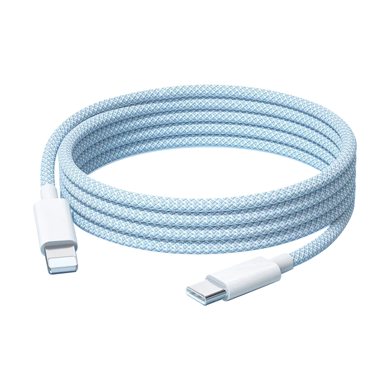 AMKE Apple Charging Cable PD 20/30W Fast Charge Data Cable Type-C to Lightning for iPhone 14/13 Pro Max/12/11 iPad Braided Cable
