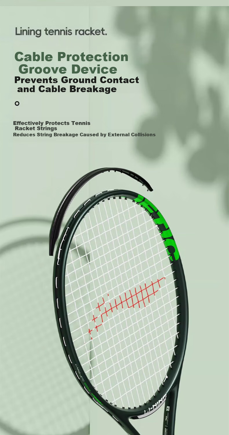 Li-Ning Tennis Racket JETIC 100 CLS Carbon Composite Ultra-Light Beginner Entry-Level Racket AWPV011 Deep Dark Gree 7