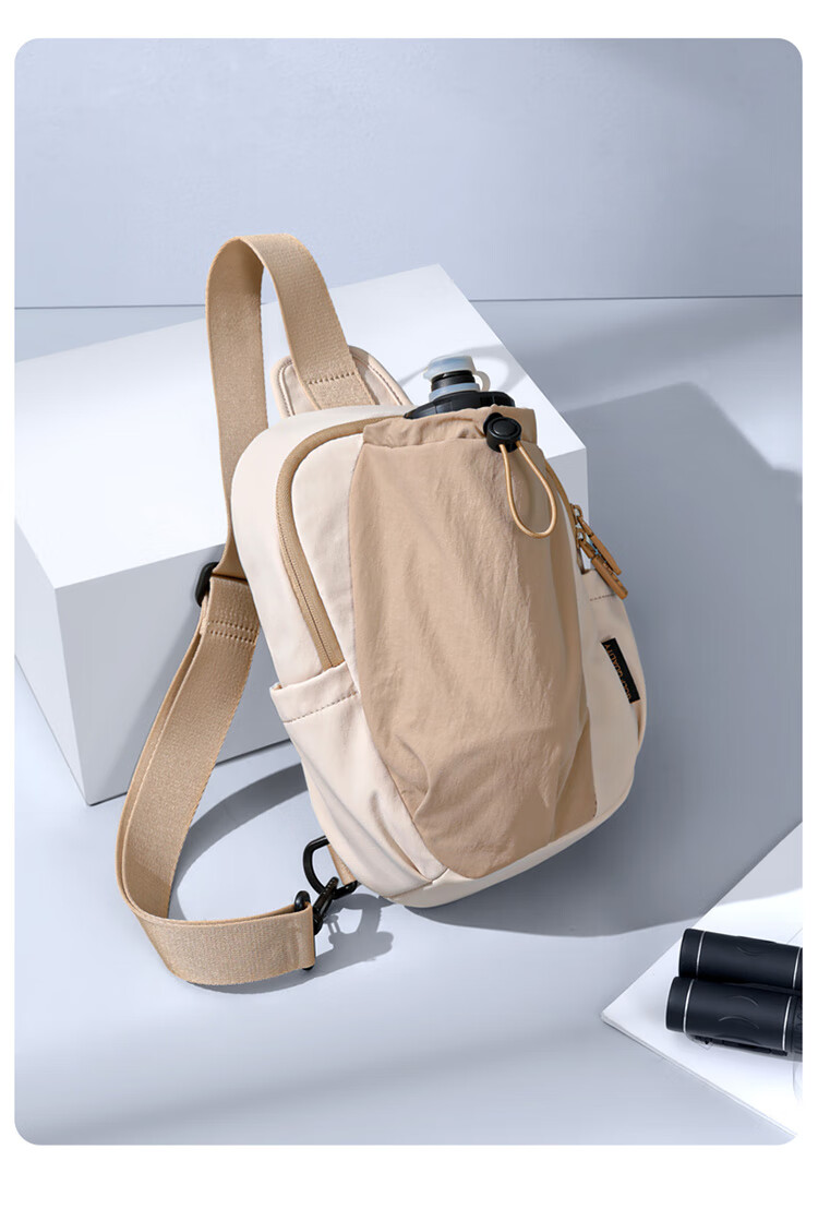 GOLF Men's Chest Bag Crossbody Shoulder Bag Unisex Phone iPad Bag Water Bottle Holder Water-Resistant Sports Cycling Small Backpack 30