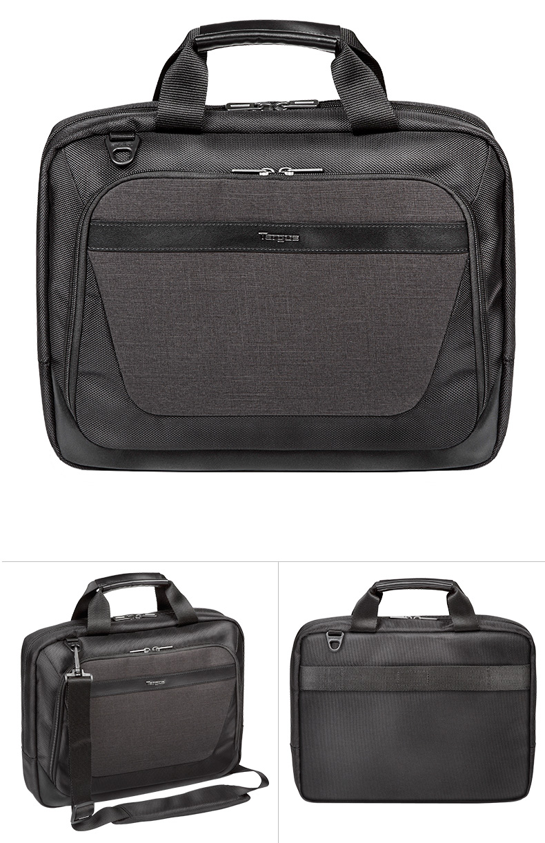 TARGUS Laptop Bag, 15.6-Inch Fashion Crossbody Bag, Commuter Briefcase, Gift for Boyfriend Or Husband, Black, 914 5