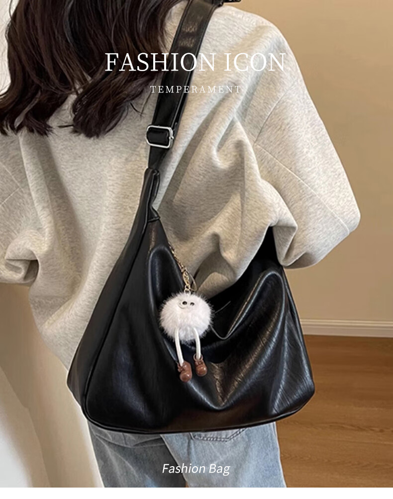 40,000 Kilometers Single Shoulder Bag Student Commuter Crossbody Tote Bag Simple Large Capacity Fashion Casual Bag for Women 2