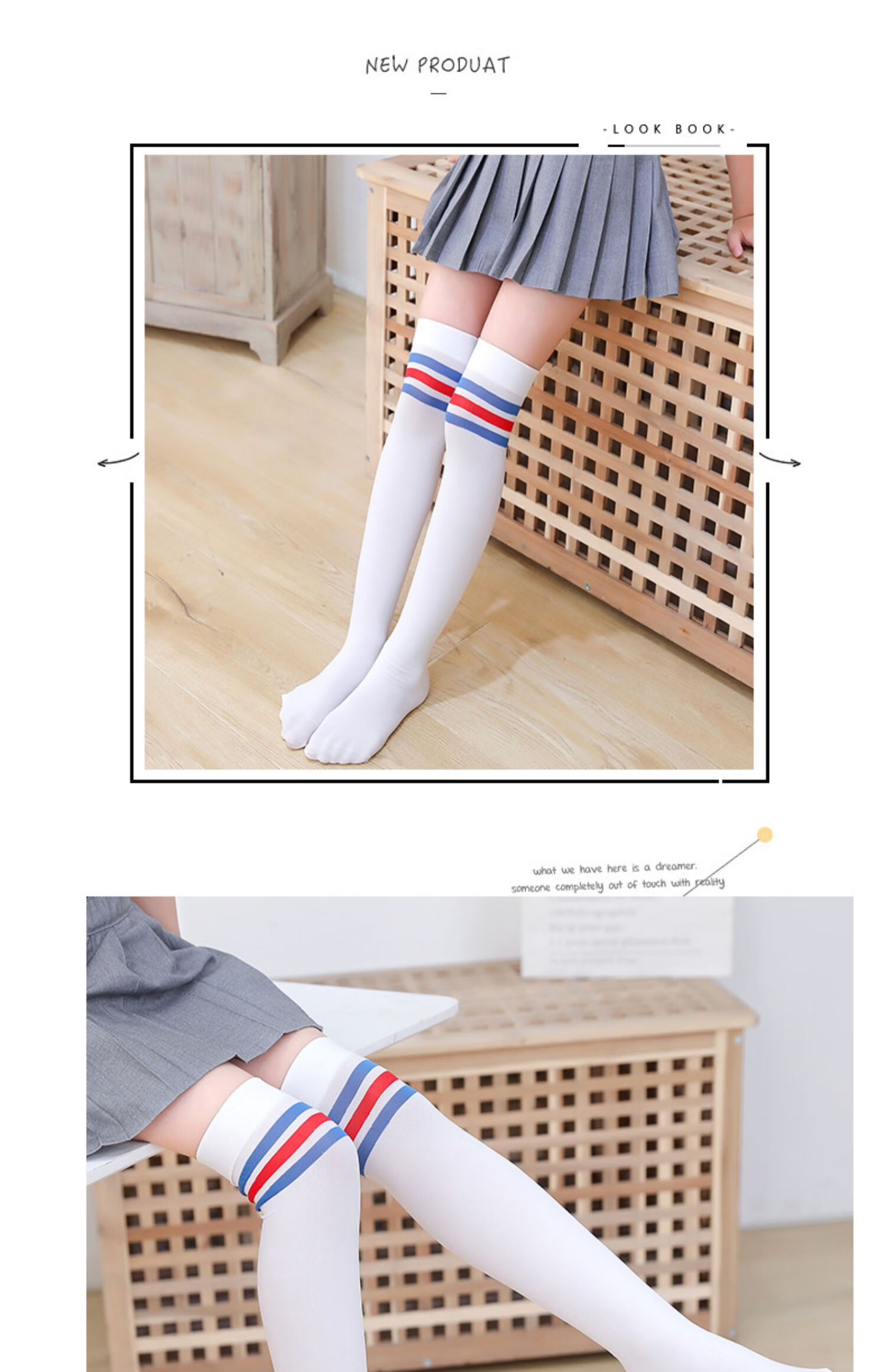 LangSha Children's Socks, Girls' Long Cotton Socks, Boys' Soccer Socks, Student Socks for All Seasons, Calf-Length Socks, 4 Pairs Per Pack 13