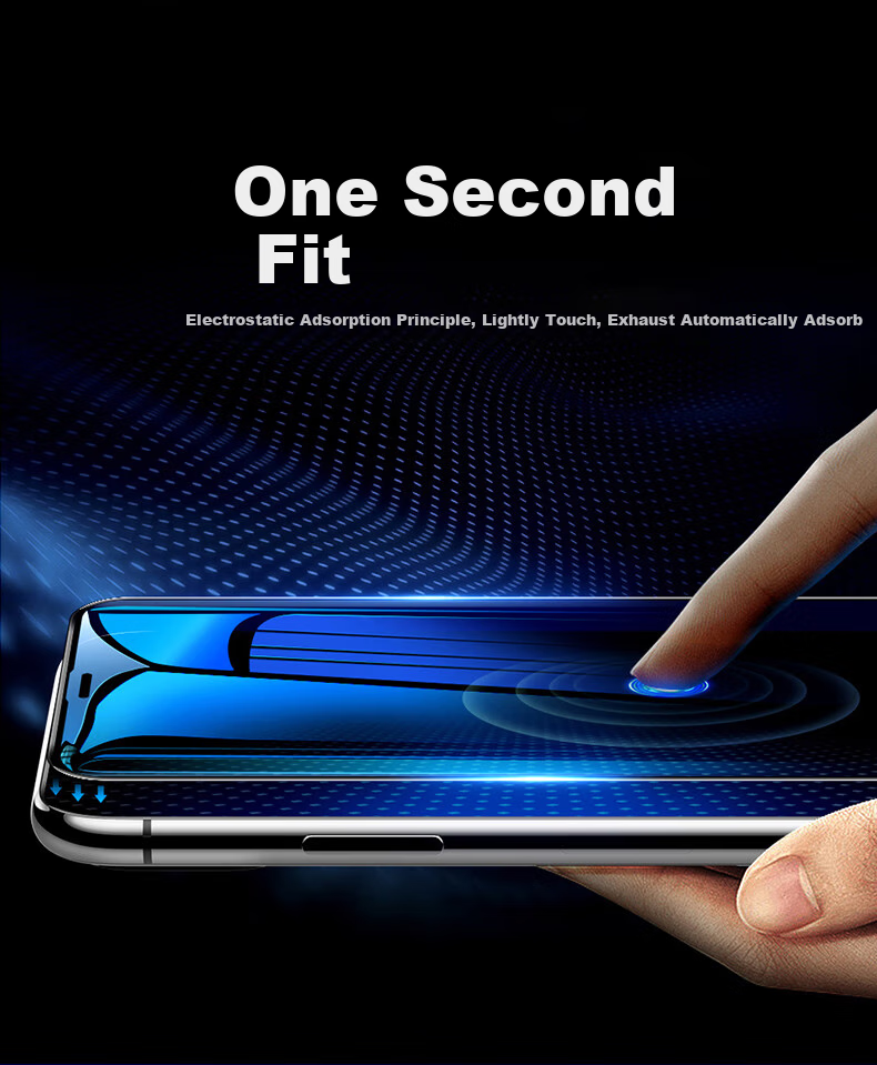 Baozou [2-Pack - Replacement Guaranteed], Tempered Glass Screen Protector for IPhone 7 Plus/8 Plus, Full Coverage HD Anti-Shatter Edge Anti-Fingerprint Protective Film 5