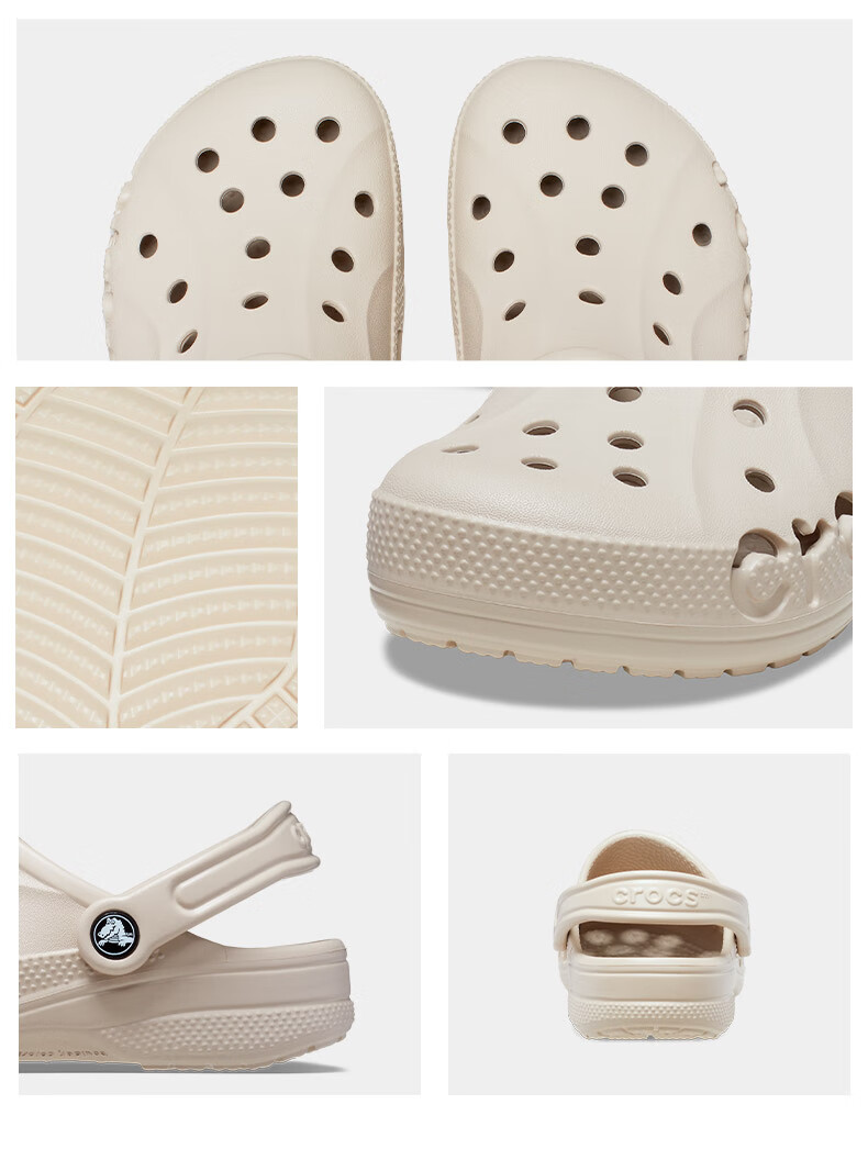 CROCS Bayah Clog Sandals | 10126 Pebble Color - 2V3 37/38 (230mm) 4