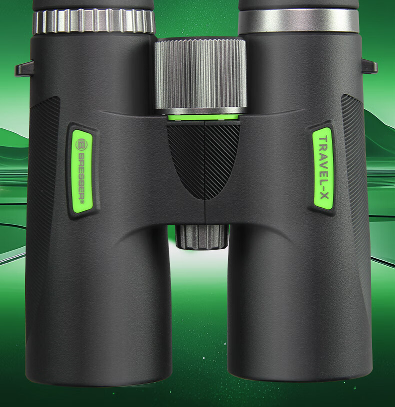 Bresser German Boshide New Voyager 10x42 High Definition High Power Low Light Night Vision Concert Portable Travel Smartphone Compatible Binoculars 2