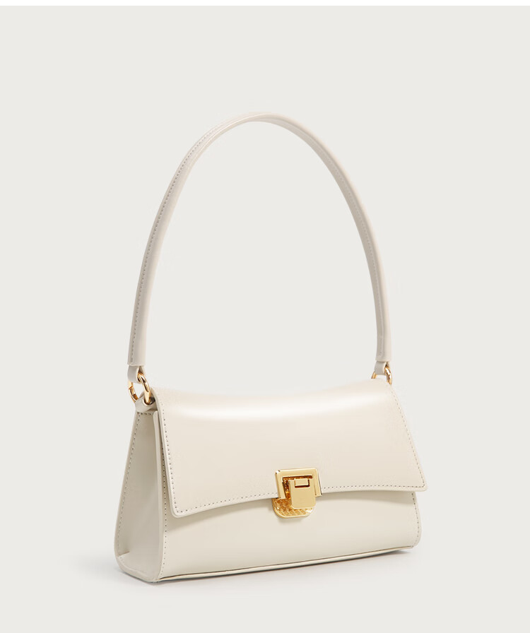 Miaodi 2026 Workplace Underarm Baguette Bag Cowhide Exquisite Niche Light Luxury Shoulder Crossbody Handbag Birthday Gift 36