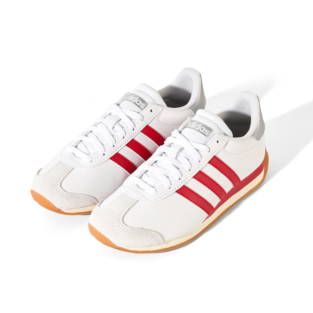 Adidas T-Head Men's Spring Retro Casual Shoes Fashion Lightweight Shock Absorption Sports Shoes Light Scarlet Size 42 15