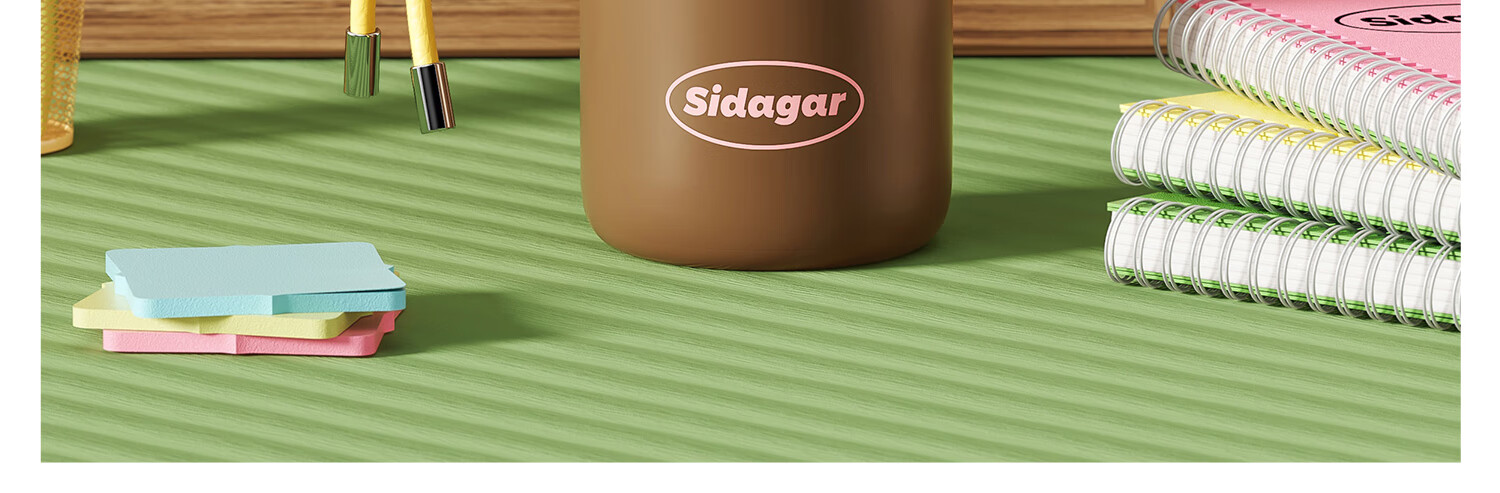 Shidajia Ins Style High-Value Stainless Steel Insulated Water Bottle for Women Portable Large Capacity Straw Cup Student Coffee Mug 50