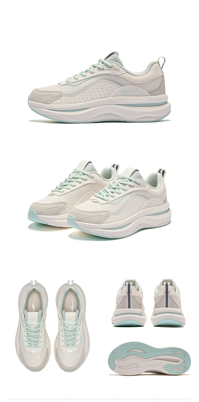 ERKE Casual Shoes 26 New Women's Comfortable Thick-Soled Shock-Absorbing Versatile Sports Dad Sneakers | Fengxuan 2 18