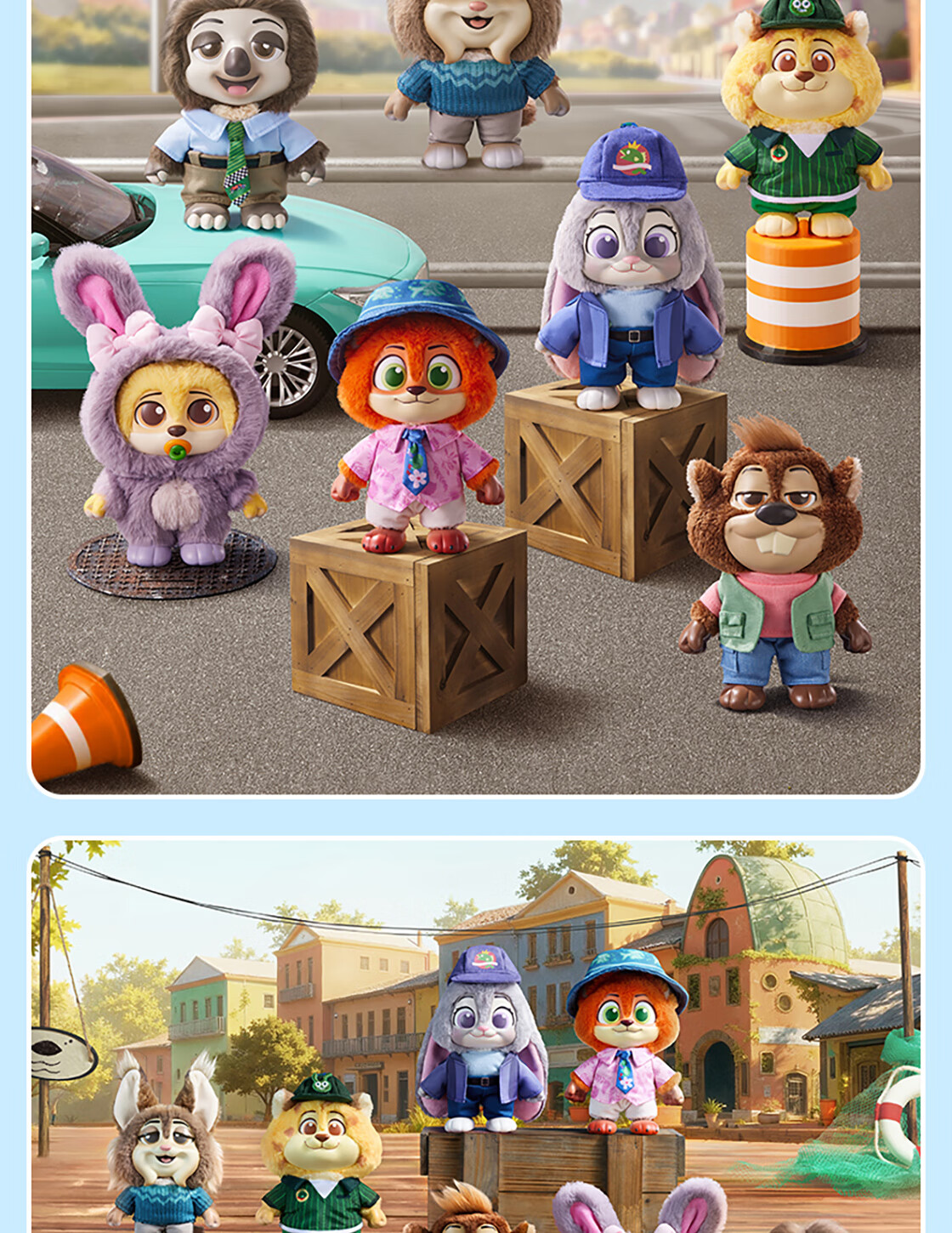 MINISO Disney Zootopia Partner Disguise Series Figurine Blind Box Toy Birthday Gift Single Box for Men and Women 14