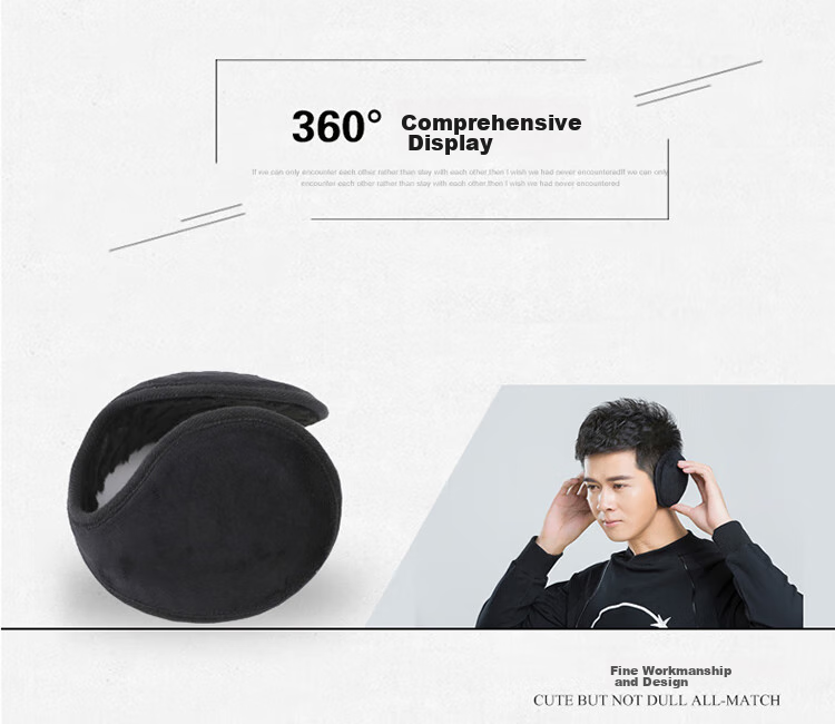 BWNK Ear Muffs, Warm for Winter, Cycling Anti-Freeze Ear Covers, Ear Protectors, Cold-Proof Ear Sleeves for Wome 3