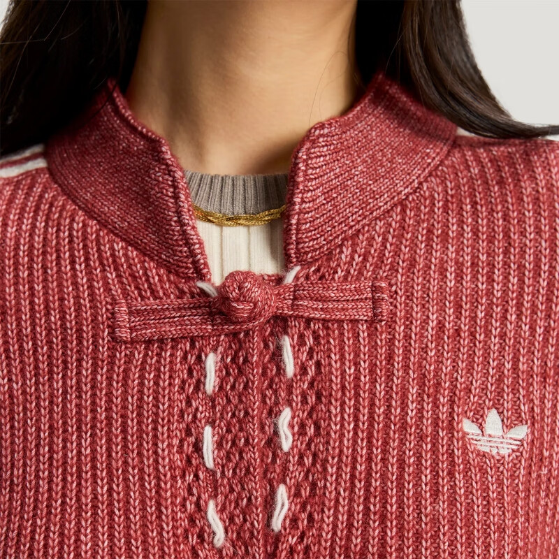 Adidas Originals Unisex NY KNIT JKT U Knit Jacket KT3852 Soft Red XL 3