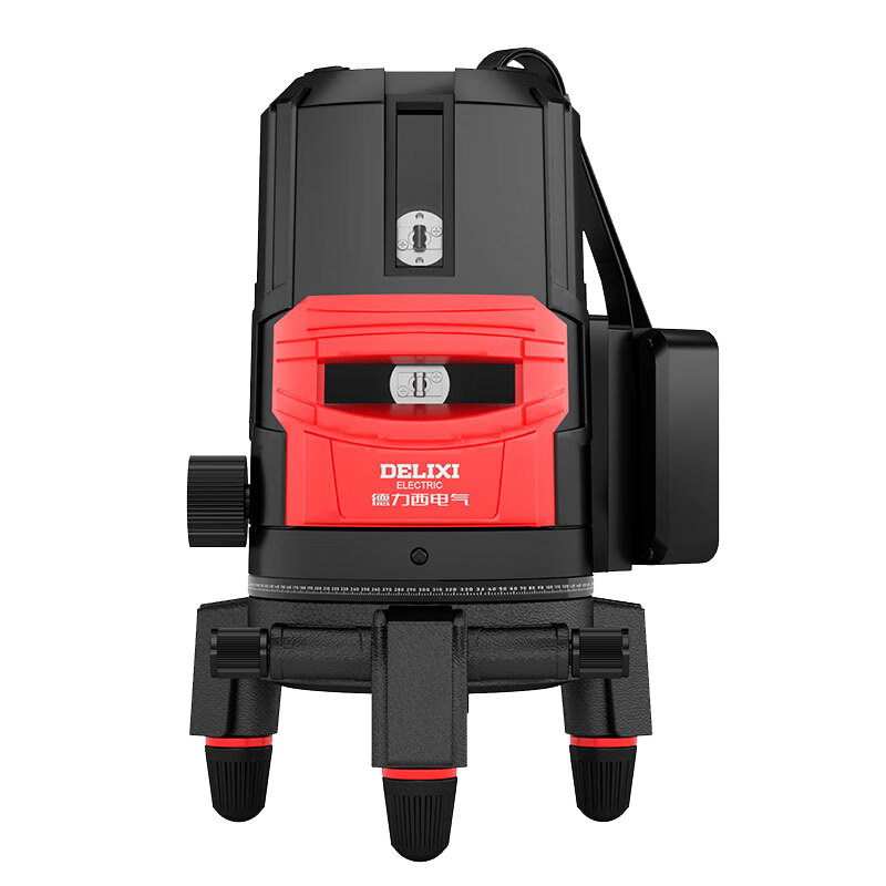 DELIXI ELECTRIC 5-Line Infrared Level High-Precision Strong Light Auto-Leveling Laser Fine Line Daytime Use