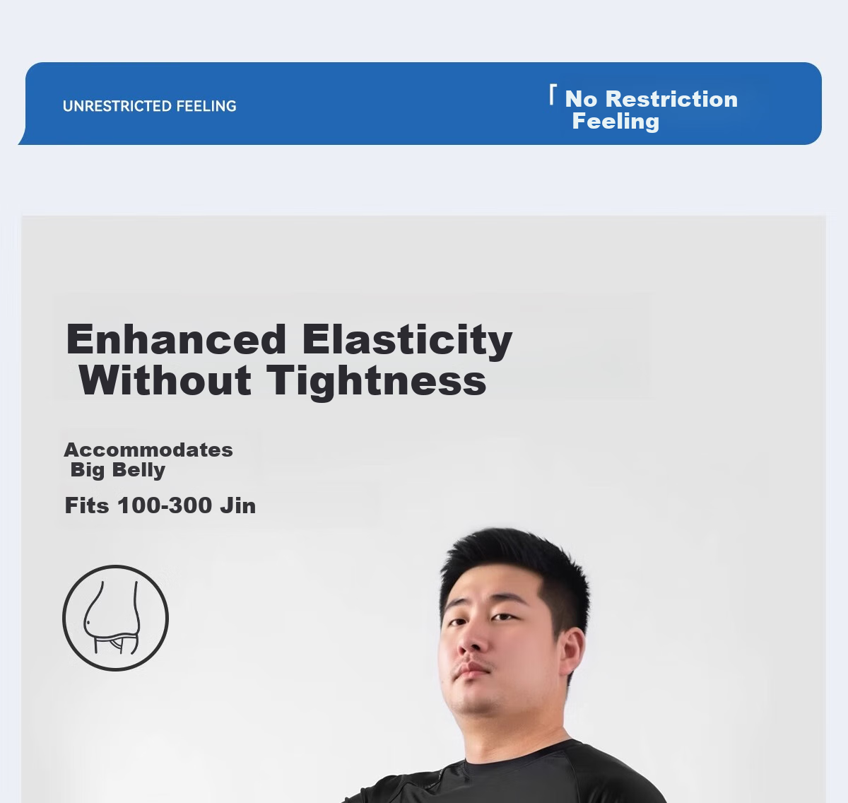 Li-Ning Men's Swim Trunks, Plus Size, Extra Large, for 200-300 Jin Weight, Loose-Fitting Swimsuit for Overweight Men, Hot Spring And Swimming Equipment 4