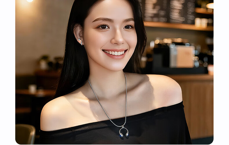 IKF R1 Limited Edition Original Zircon Necklace Personalized Trendy Minimalist Pendant High-End Clavicle Chain Accessory 13