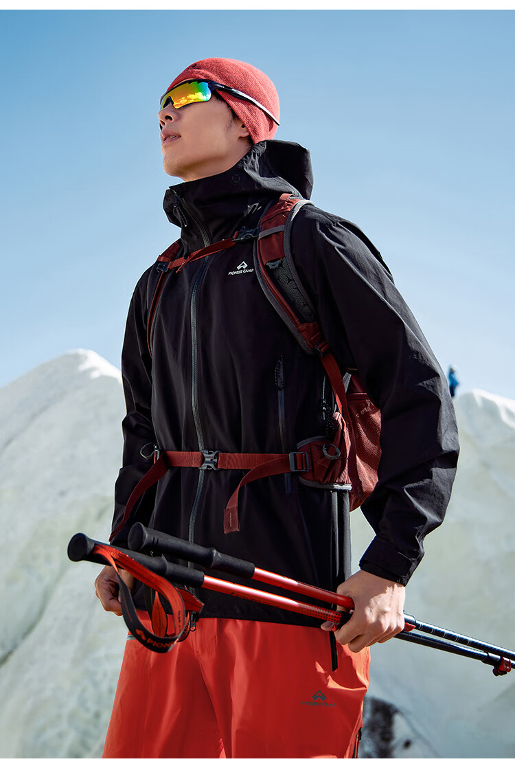 Toread Jin Yi Wei LT Men's Spring Autumn Jacket All-Weather Lightweight 3L Outdoor Waterproof Coat 14
