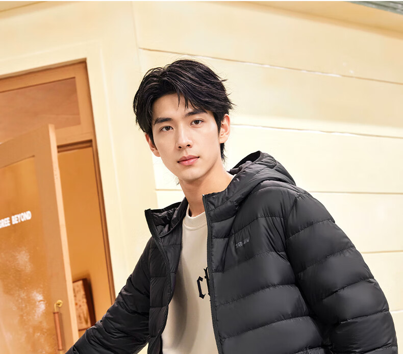 361° Men's Down Jacket Autumn Winter New Lightweight Short Warm Hooded Sports Inner Layer 652544302D-4 5