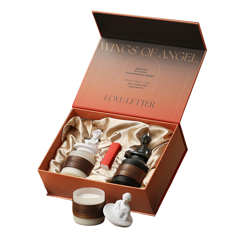 Kongsheng Rose Story Scented Candle Gift Box Year of the Horse Birthday Wedding Favor Gift for Girls Besties Goddess Festival Present