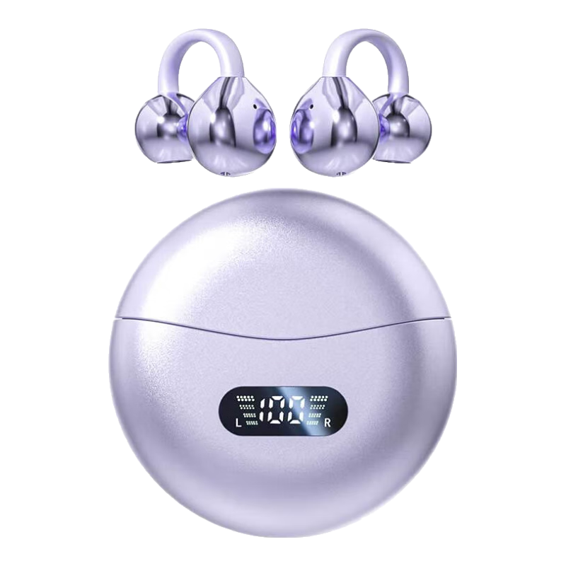 Chuangu 2025 New Panorama Sound Bone Conduction Concept True Wireless Bluetooth Ear Clip Comfortable Non-In-Ear Sports High-Quality Sound