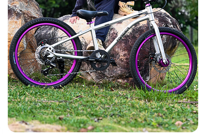 FOREVER Aluminum Alloy Children's Bicycle 6-12 Years Boys and Girls Student Bike Ultra-Light Gear Mountain Bike 20 Inch 21