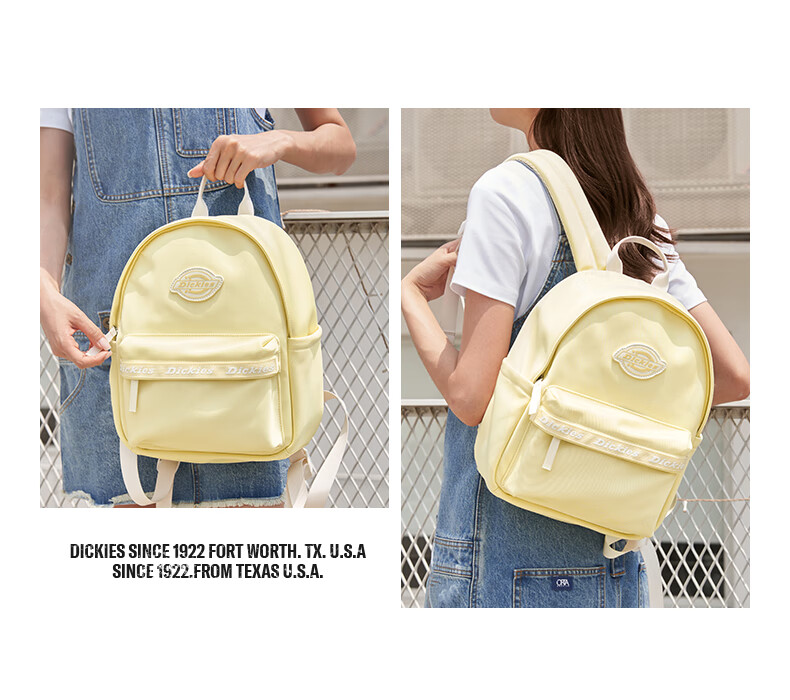 Dickies Summer Dopamine Large Capacity Backpack for Women College and High School Students Blue 13