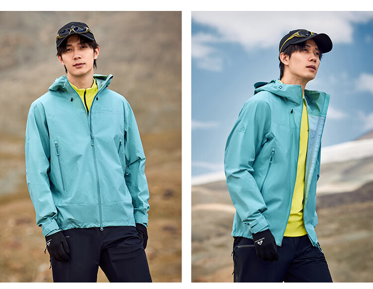 Toread Jin Yi Wei LT Men's Spring Autumn Jacket All-Weather Lightweight 3L Outdoor Waterproof Coat 6